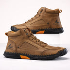 Botas de cuero cómodas para hombre