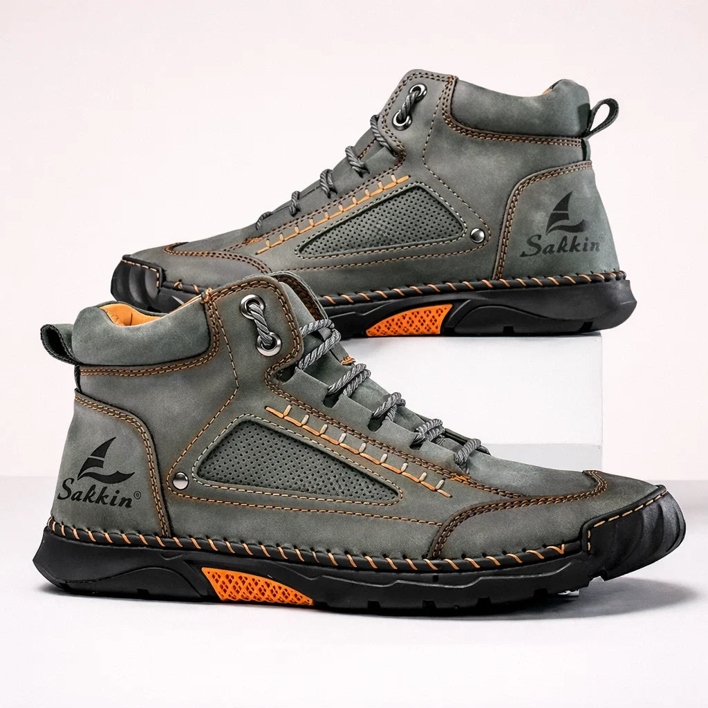 Botas de cuero cómodas para hombre