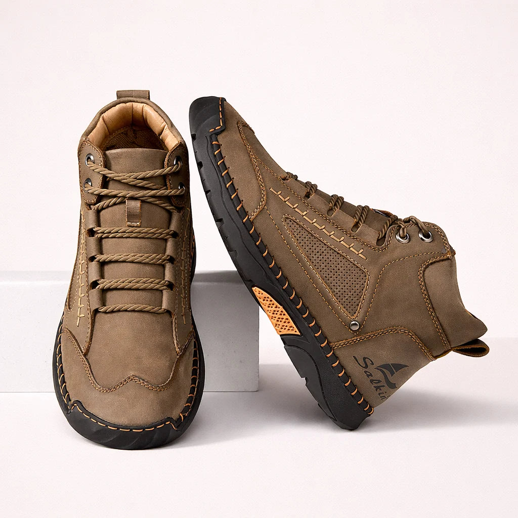 Botas de cuero cómodas para hombre