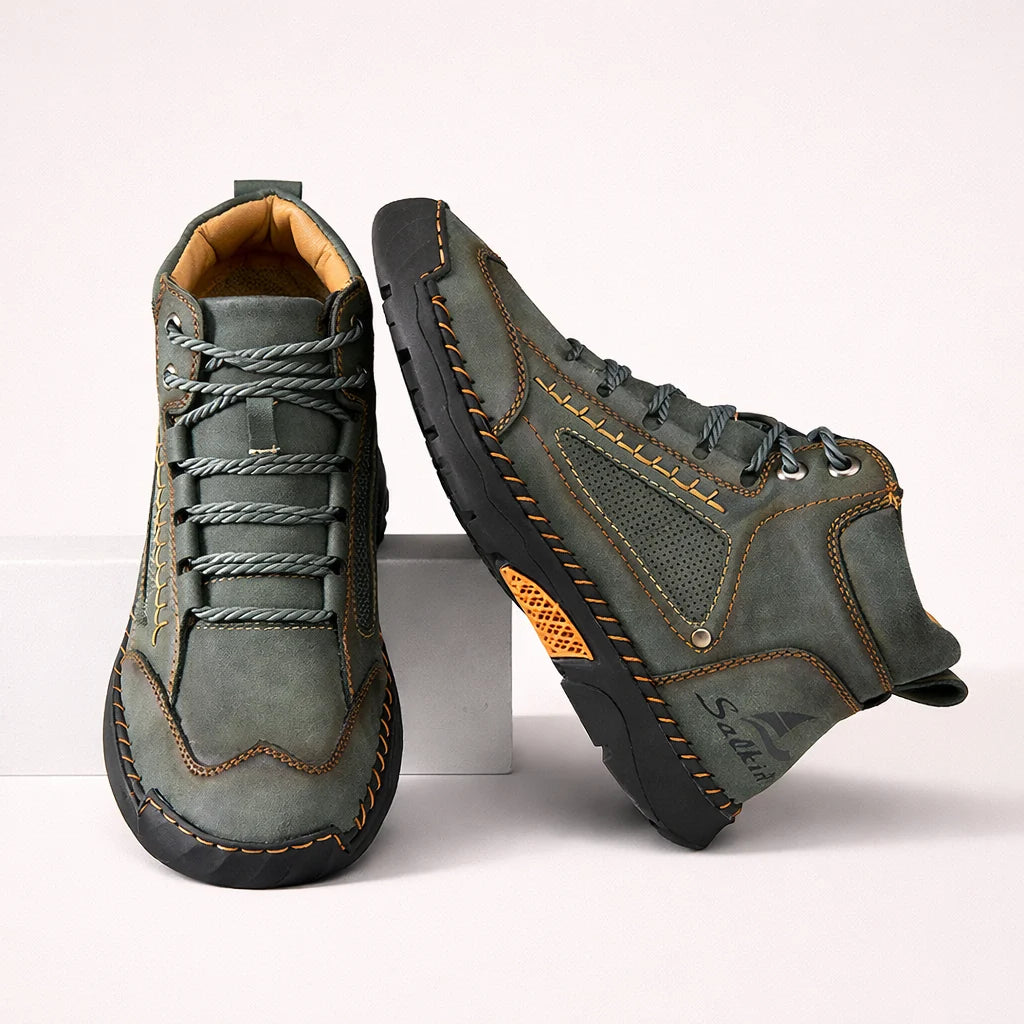 Botas de cuero cómodas para hombre