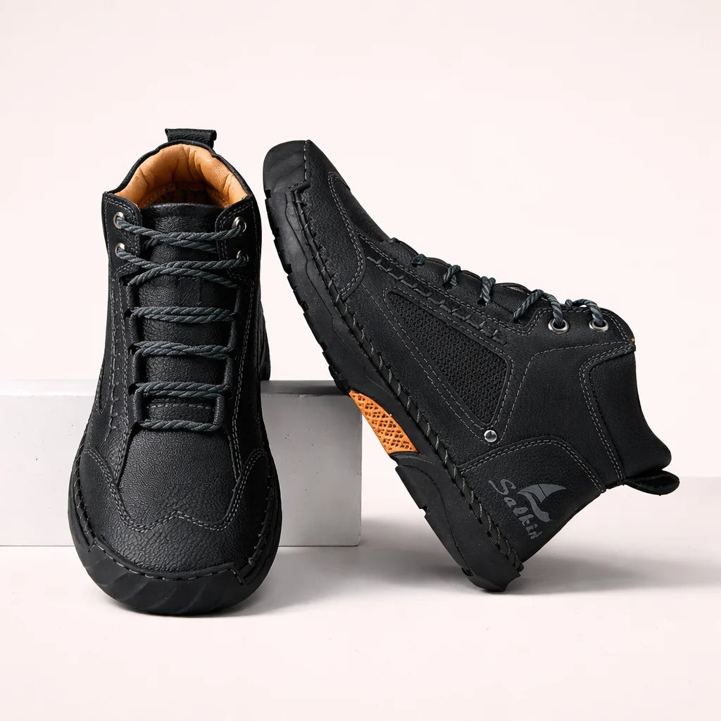 Botas de cuero cómodas para hombre