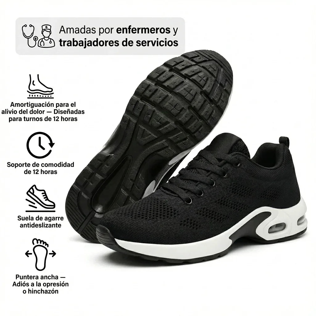 Orthora Pro: Zapatos para turnos de 12 horas que alivian el dolor de pies, rodillas y espalda durante todo el día