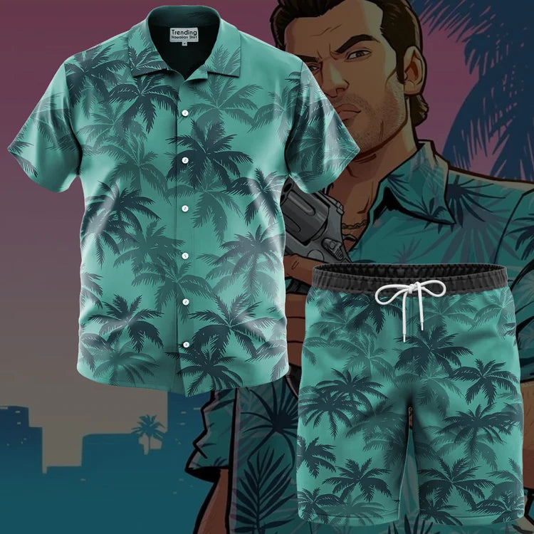 Camisa Hawaiana Tommy Vercetti Vice City