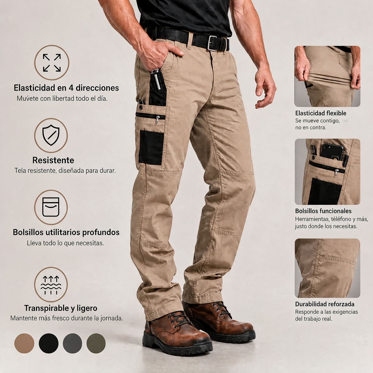 Pantalones de trabajo tácticos Revox