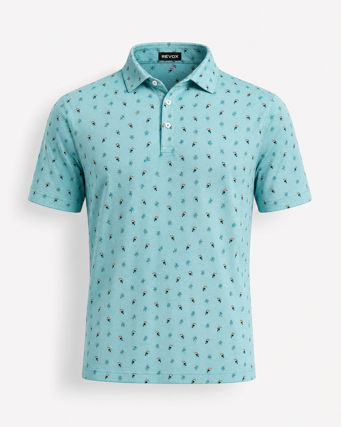 Polo de Golf El Tucán — Estampado Tropical