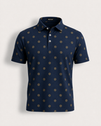 Polo de Golf El Sol Azteca — Edición Dorada