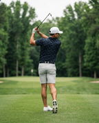 Polo de Golf El Sol Azteca — Edición Dorada
