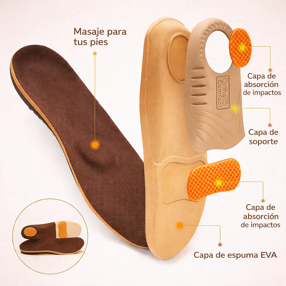 Botas de cuero cómodas para hombre