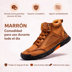 Botas de cuero cómodas para hombre