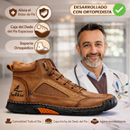 Botas de cuero cómodas para hombre