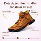 Botas de cuero cómodas para hombre